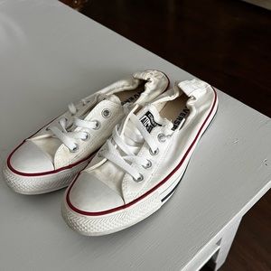 Comfortable cute white converse